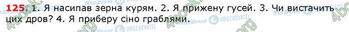 ГДЗ Укр мова 6 класс страница 125